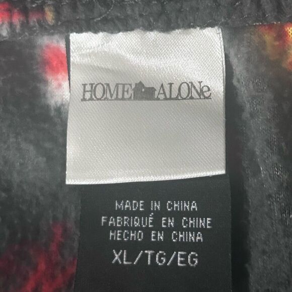 Home Alone Christmas Lounge Pajama Pants Men's XL Multicolor Drawstring Fleece - Picture 9 of 13